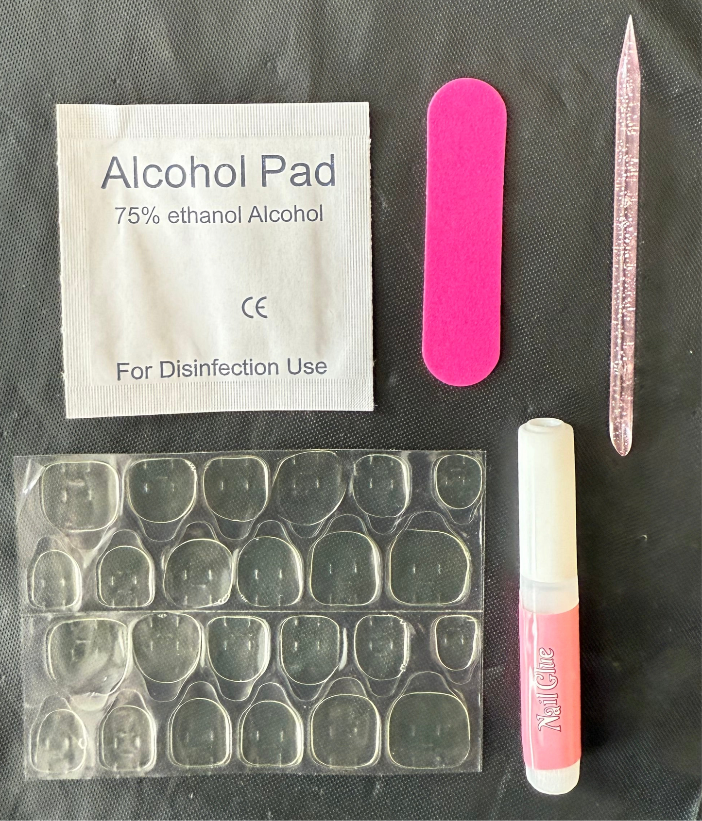 Luxury Handmade Full Rhinestone Press-On Nails – Gift Boxed Sparkling Set