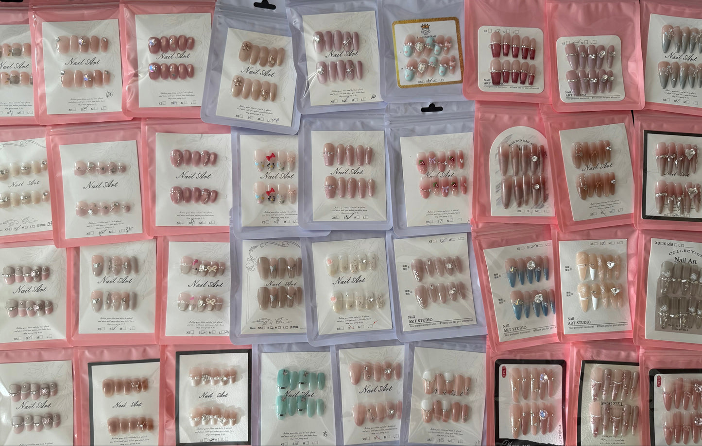 Luxury Handmade Rhinestone Press-On Nails