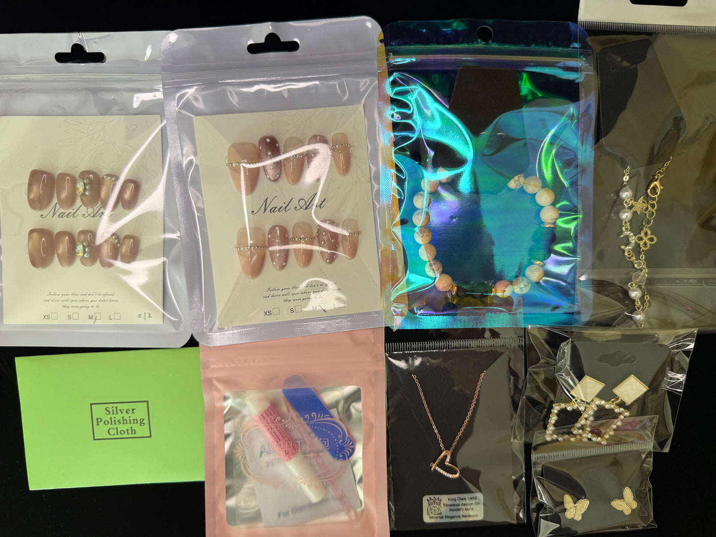 Everyday Jewelry & Nail Art Mystery Box β $35.95