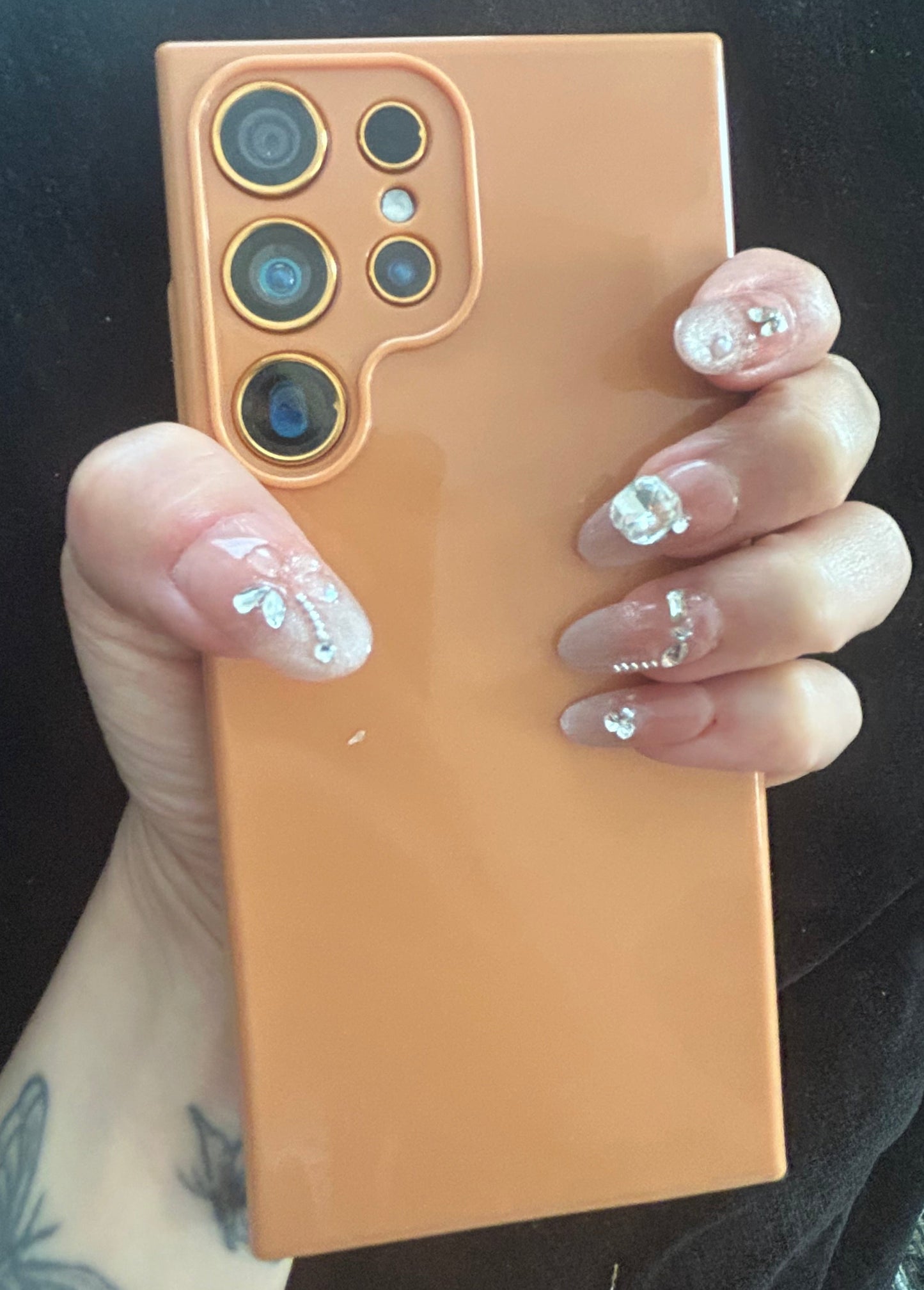 Luxury Handmade Rhinestone Press-On Nails