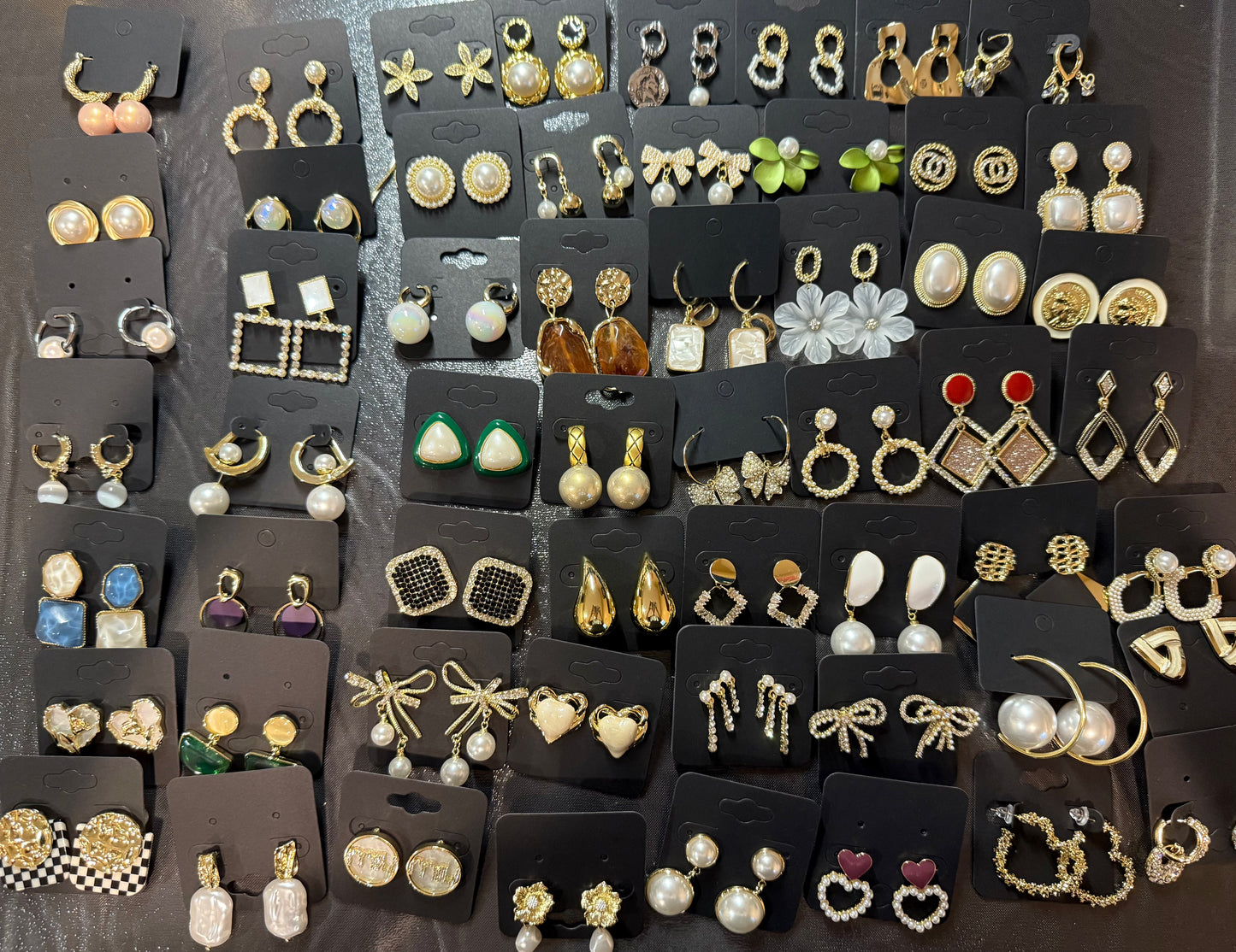 5 pairs/pack. Elegant Minimalist Silver-Plated Earrings Set-Everyday Wear