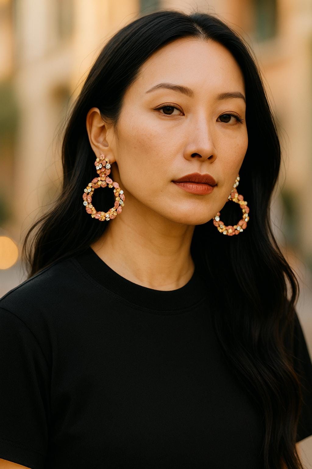 Crystal Statement Earrings  Different Shapes color | Heavy Rhinestone Glam Earrings for Party, Wedding & Night Out