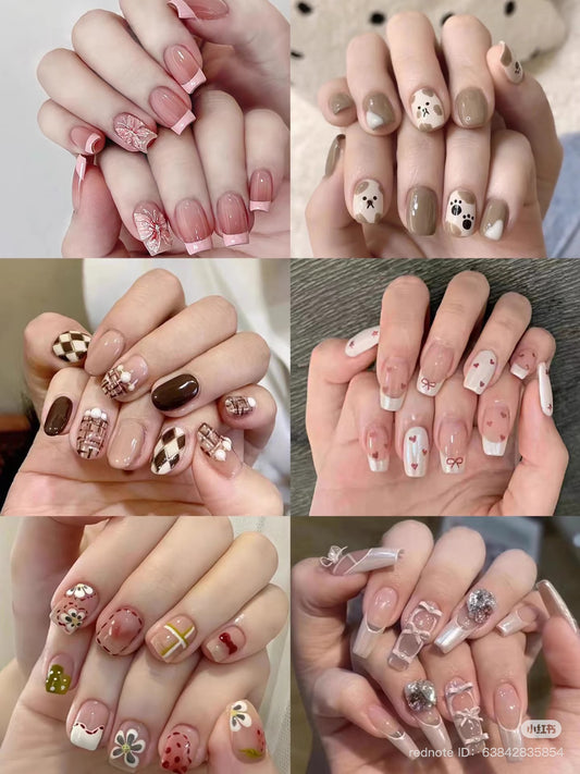 Handmade Everyday Elegance – Simple & Stylish Press-On Nail Collection