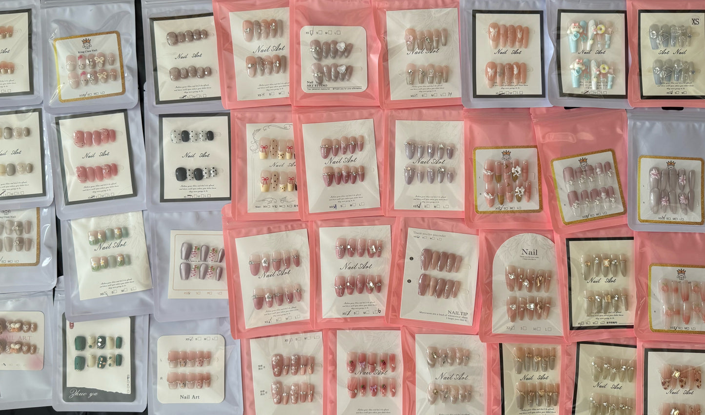 Luxury Handmade Rhinestone Press-On Nails