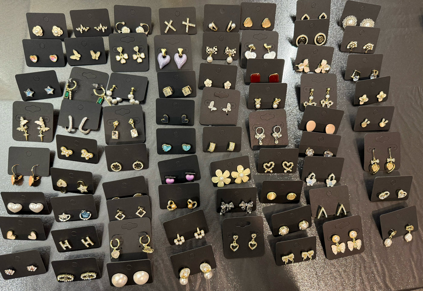 5 pairs/pack. Elegant Minimalist Silver-Plated Earrings Set-Everyday Wear