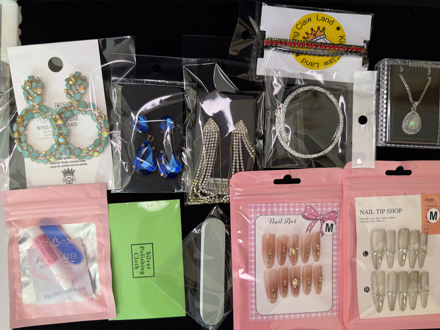 $59.95 Themed Mystery Box – Party Ready Jewelry & Nail Art