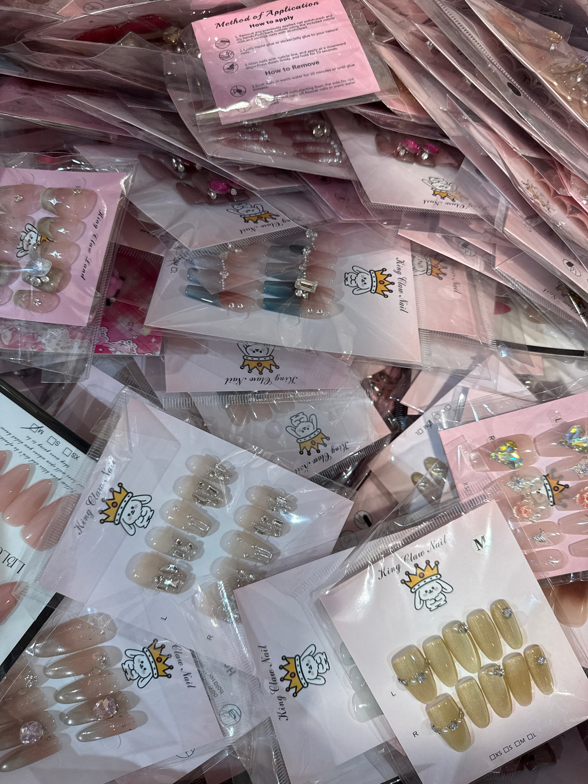 S/M Long Gems wholesale 100sets